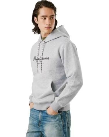 PEPE JEANS SUDADERA CON CAPUCHA PM5800019-679 EN GRIS PARA HOMBRE MILITARY GREEN