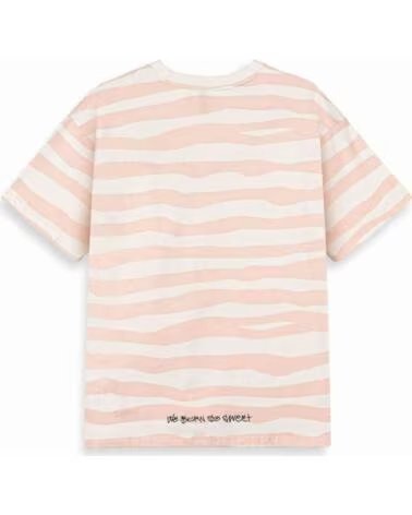 GRIMEY MAGLIETTA TEXTIL A RIGHE ROSA