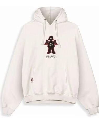 GRIMEY SWEAT À CAPUCHE GCH63201 UNISEXE BLANCO