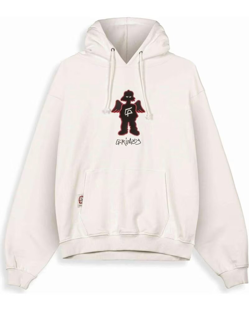 GRIMEY SWEAT À CAPUCHE GCH63201 UNISEXE BLANCO