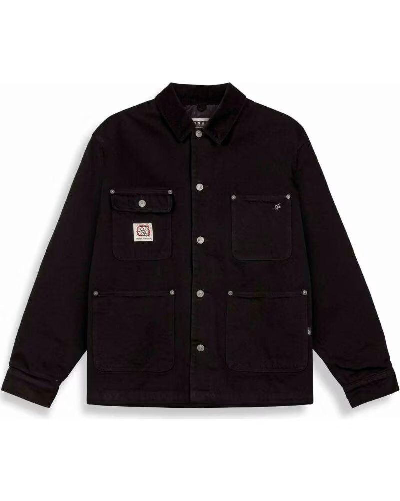GRIMEY GIACCA TESSILE NERA STILE URBANO NEGRO