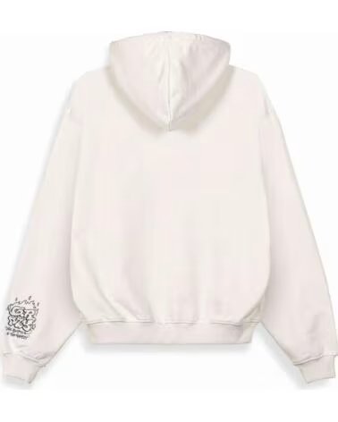 GRIMEY SWEAT À CAPUCHE GCH63201 UNISEXE BLANCO