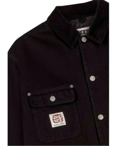 GRIMEY GIACCA TESSILE NERA STILE URBANO NEGRO