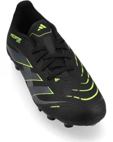 ADIDAS SCARPE DA CALCIO PER BAMBINI PREDATOR JI1146 CBLACK-CARBON-LUCLEM
