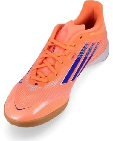 ADIDAS SCARPE DA CALCIO A 5 F50 JH7718 ARANCIONI BEAORA-LUCBLU-FTWWHT