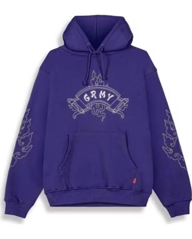 GRIMEY SWEAT À CAPUCHE SAMPANS REGULAR BLEU 1177241 BLUE