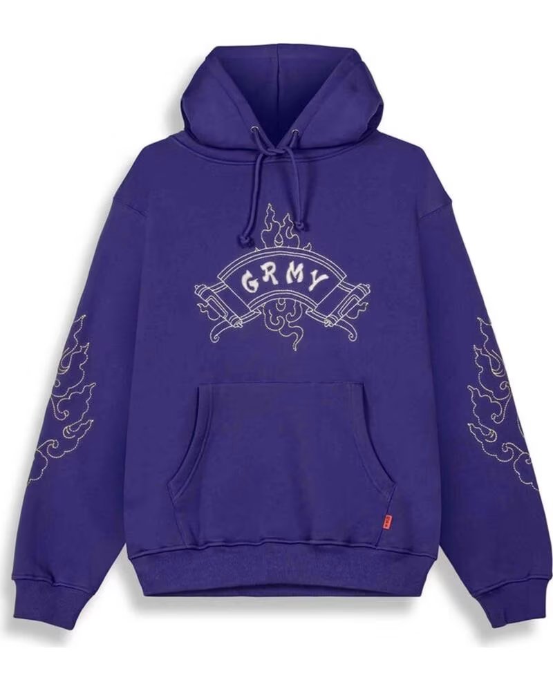 GRIMEY SWEAT À CAPUCHE SAMPANS REGULAR BLEU 1177241 BLUE