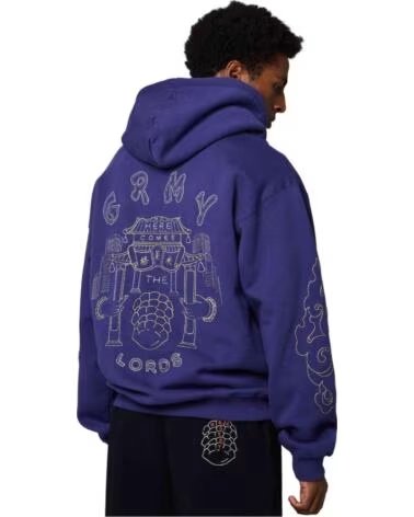 GRIMEY SWEAT À CAPUCHE SAMPANS REGULAR BLEU 1177241 BLUE