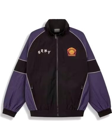 GRIMEY CHAQUETA DE CHANDAL GTJJ198-BLK EN MORADO PARA UNISEX BLACK