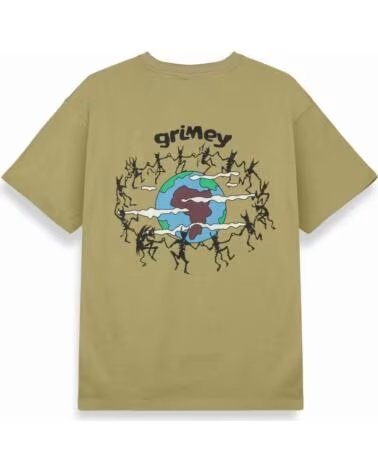 GRIMEY T-SHIRT GA774-KHK À MANCHES COURTES KAKI KHAKI