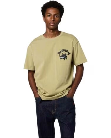 GRIMEY T-SHIRT GA774-KHK À MANCHES COURTES KAKI KHAKI
