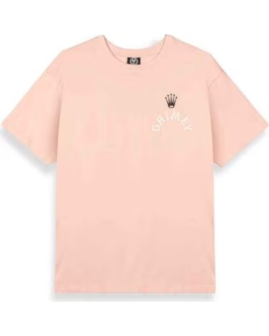GRIMEY CAMISETA DE MANGA CORTA GA767-PNK EN ROSA PARA UNISEX NAN