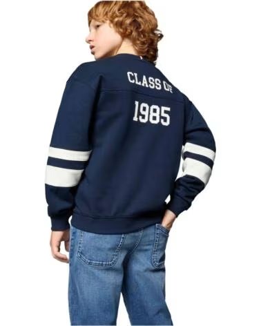 TOMMY HILFIGER FELPA KB0KB09985C1G CON LOGO E DESIGN SPORTIVO DARK NIGHT NAVY