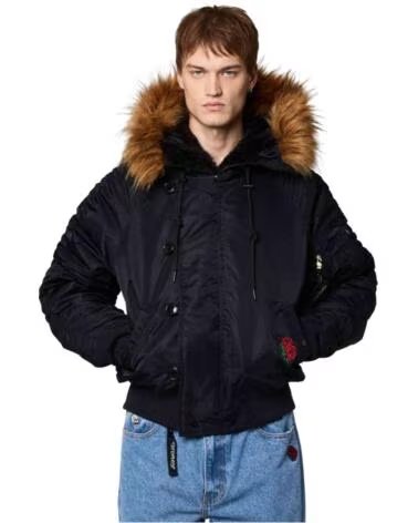 GRIMEY ABRIGO GFJN198-BLK EN NEGRO PARA UNISEX NAN