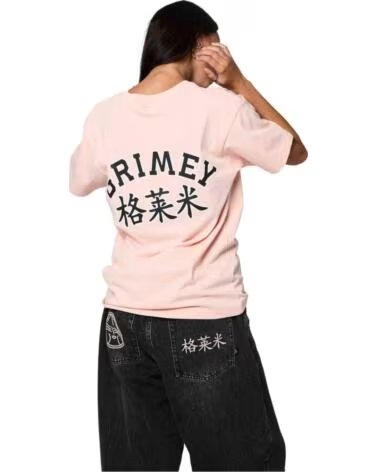 GRIMEY CAMISETA DE MANGA CORTA GA767-PNK EN ROSA PARA UNISEX NAN