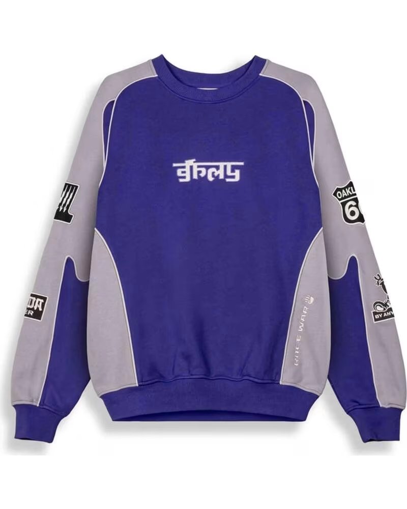 GRIMEY SUDADERA GSW65336 EN MORADO PARA UNISEX AZUL