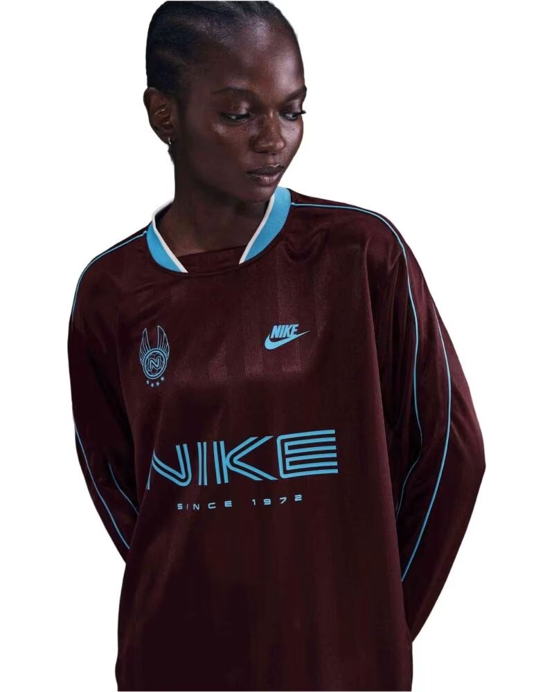 NIKE CAMISETA DE MANGA LARGA IM7452-652 COLOR MARRÓN RED