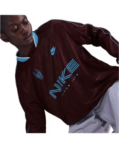 NIKE CAMISETA DE MANGA LARGA IM7452-652 COLOR MARRÓN RED