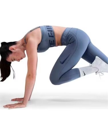NIKE PRO HV2348-499 SPORTS LEGGINGS FOR WOMEN BLUE