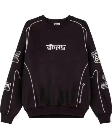 GRIMEY SUDADERA GSW65309 EN PARA UNISEX NEGRO