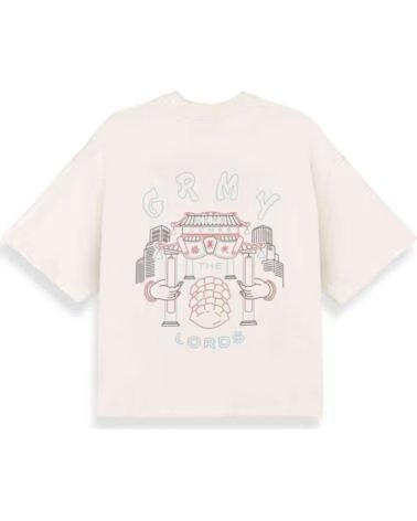 GRIMEY T-SHIRT GABT770-OWHT À MANCHES COURTES BLANCO
