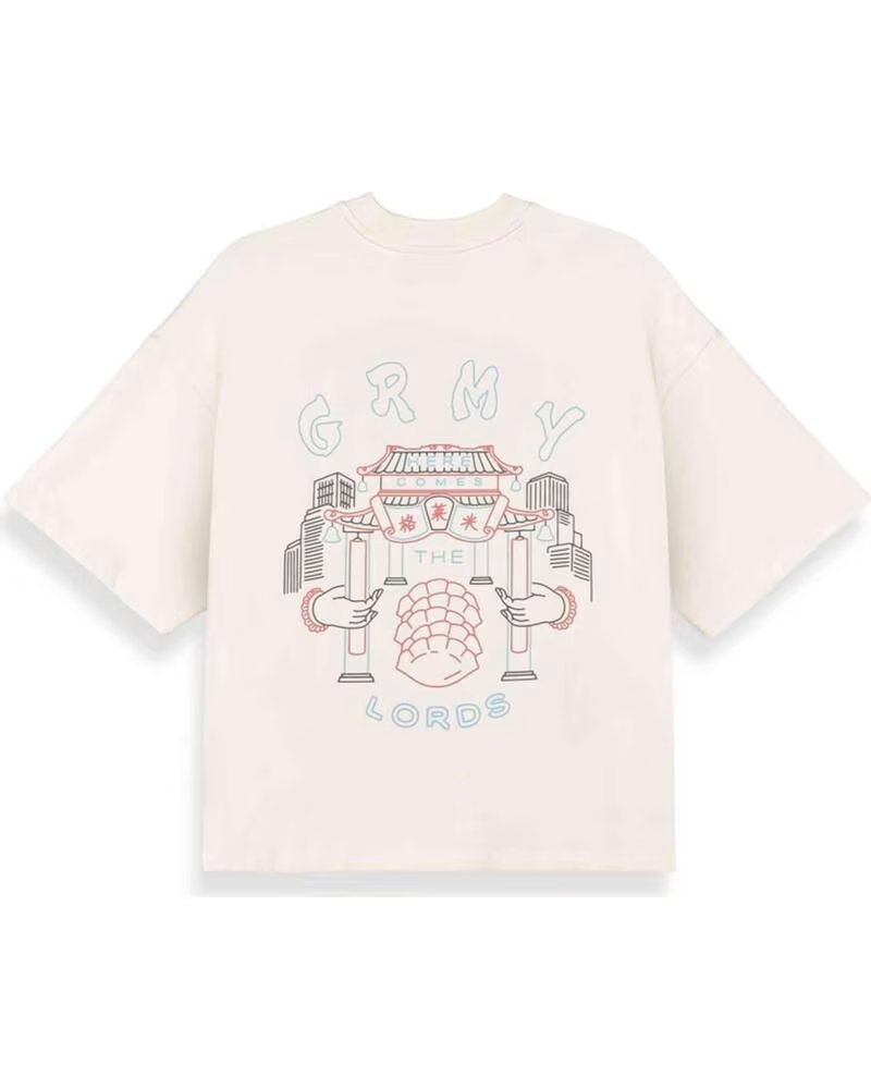 GRIMEY T-SHIRT GABT770-OWHT À MANCHES COURTES BLANCO