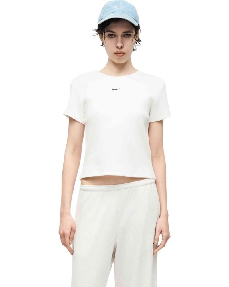 NIKE T-SHIRT A MANICHE CORTE HV4994-100 WHITE