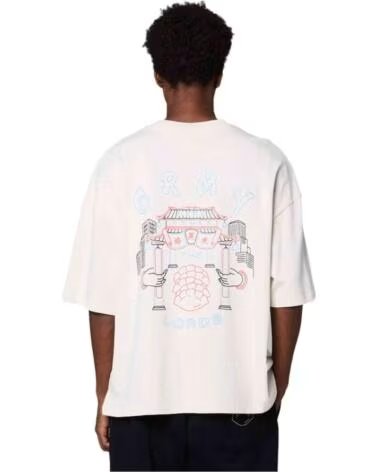 GRIMEY T-SHIRT GABT770-OWHT À MANCHES COURTES BLANCO