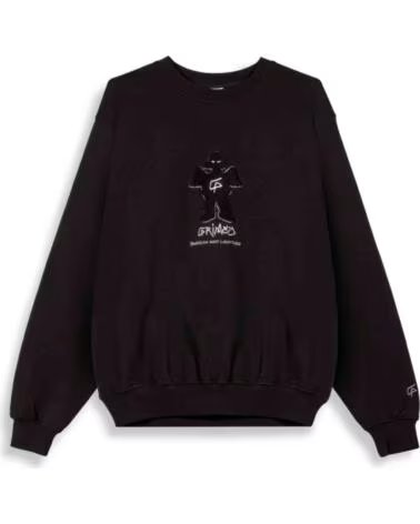 GRIMEY SUDADERA GSW633-BLK EN NEGRO PARA UNISEX NAN