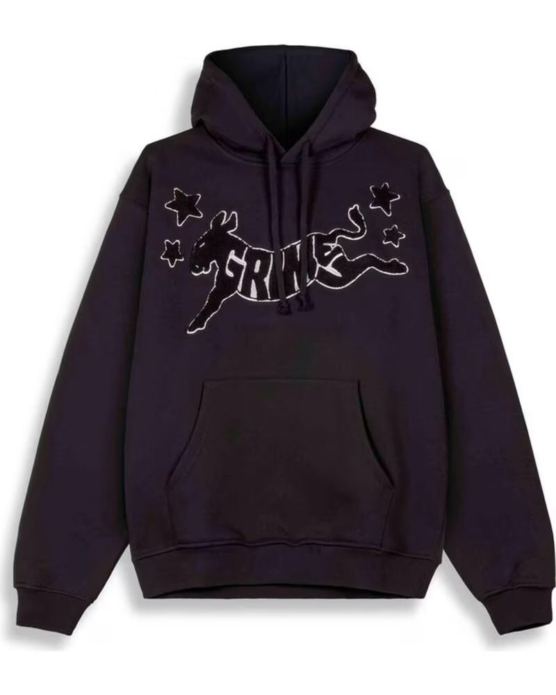 GRIMEY SWEAT À CAPUCHE GRTSW293-BLK BLACK