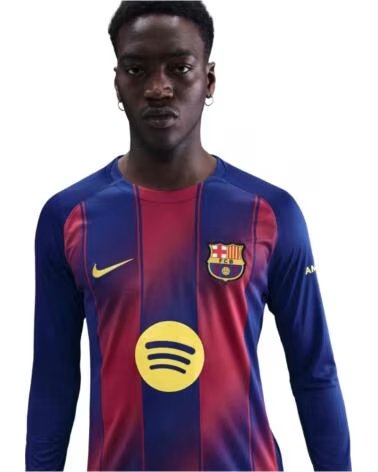 NIKE CAMISETA DE FÚTBOL FC BARCELONA HJ4611-456 DE MANGA LARGA BLUE