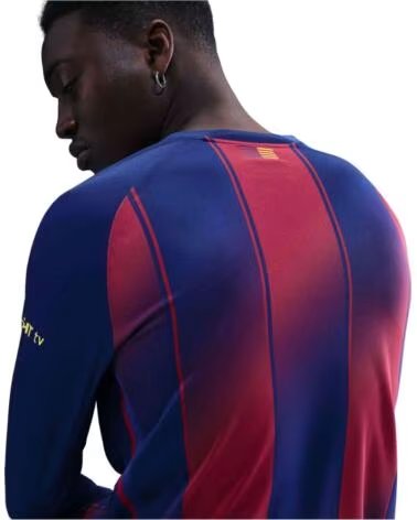 NIKE CAMISETA DE FÚTBOL FC BARCELONA HJ4611-456 DE MANGA LARGA BLUE