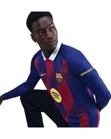 NIKE CAMISETA DE FÚTBOL FC BARCELONA HJ4611-456 DE MANGA LARGA BLUE