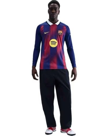 NIKE CAMISETA DE FÚTBOL FC BARCELONA HJ4611-456 DE MANGA LARGA BLUE