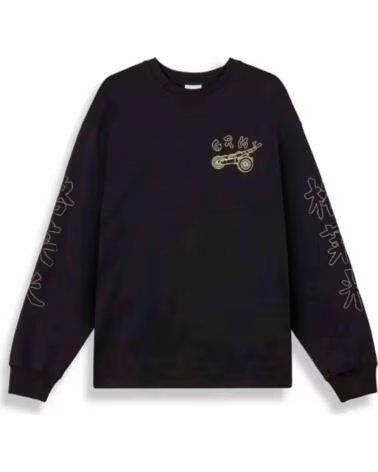 GRIMEY SUDADERA GLS771-BLK EN NEGRO PARA UNISEX BLACK