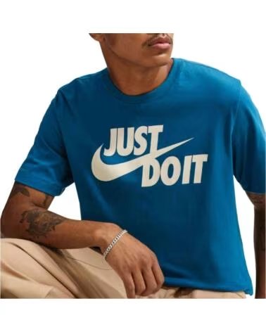 NIKE JUST DO IT AR5006-476 SHORT SLEEVE T-SHIRT BLUE