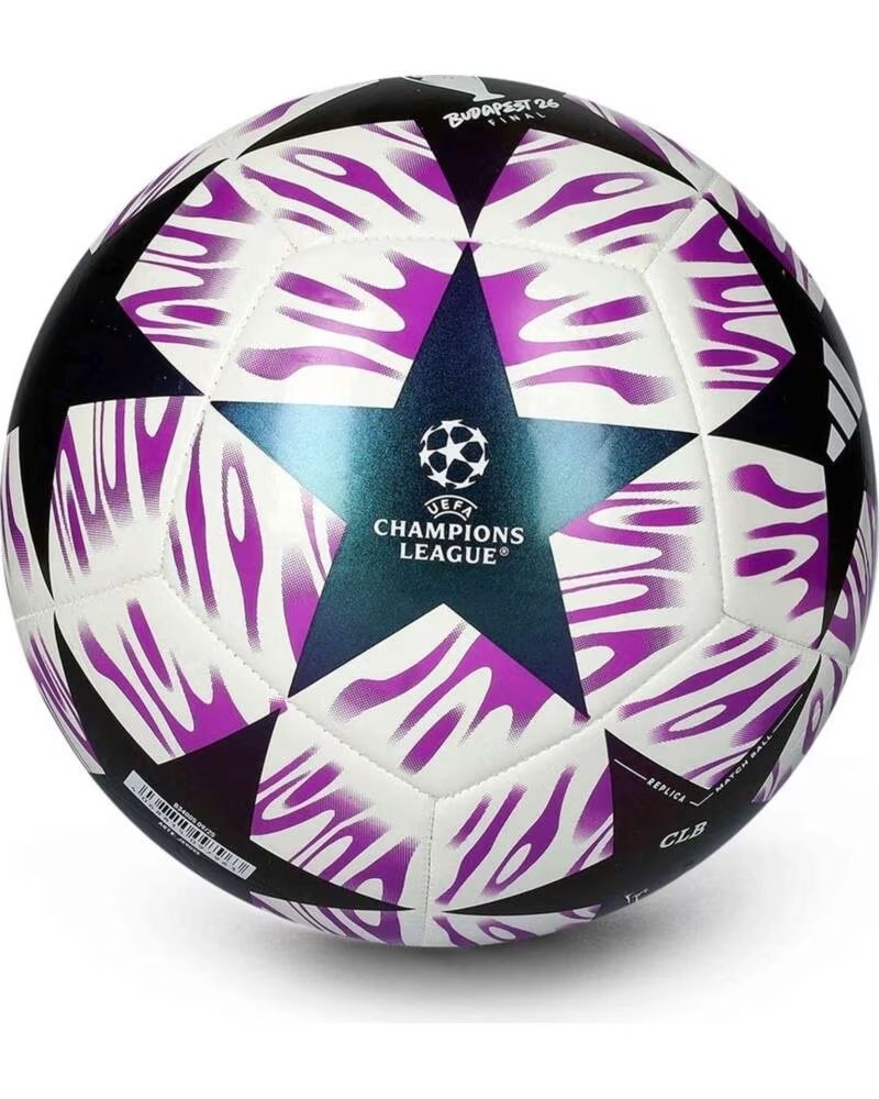 ADIDAS BOLA DE FUTEBOL JX9093 CHAMPIONS LEAGUE FINAL BUDAPEST 26 WHITE-SHOPUR