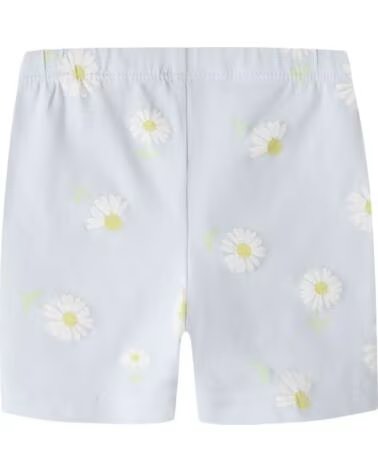 NAME IT PANTALONCINI CORTI CON STAMPA FLOREALE PER NEONATI CELESTE