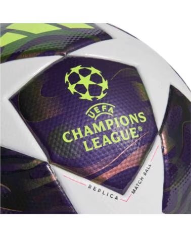 ADIDAS PALLONE DA CALCIO JX9095 BUDAPEST 26 FINAL REPLICA DPURPL-WHITE-SYELLO