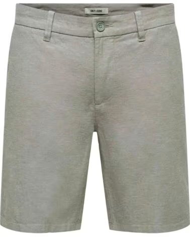 ONLY SONS PANTALON CORTO 22024940-CASTORGRAY EN PARA HOMBRE VERDE