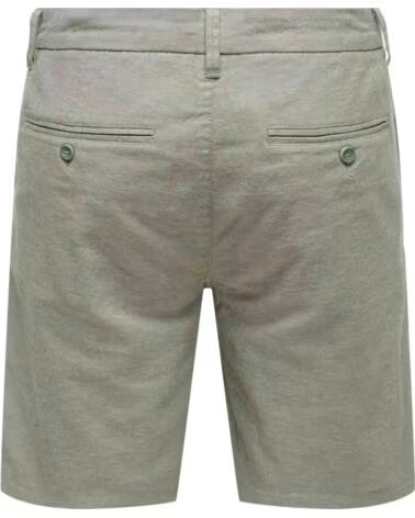 ONLY SONS PANTALON CORTO 22024940-CASTORGRAY EN PARA HOMBRE VERDE