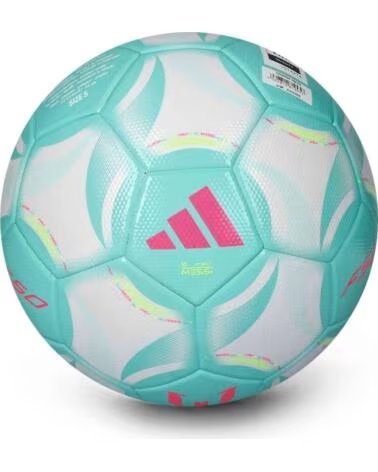 ADIDAS BOLA DE FUTEBOL F50 MESSI LEAGUE TURQUESA ROSA BLANCO
