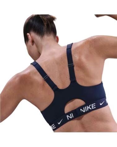 NIKE INDY HIGH SUPPORT SPORTS BRA BLUE FOR WOMEN