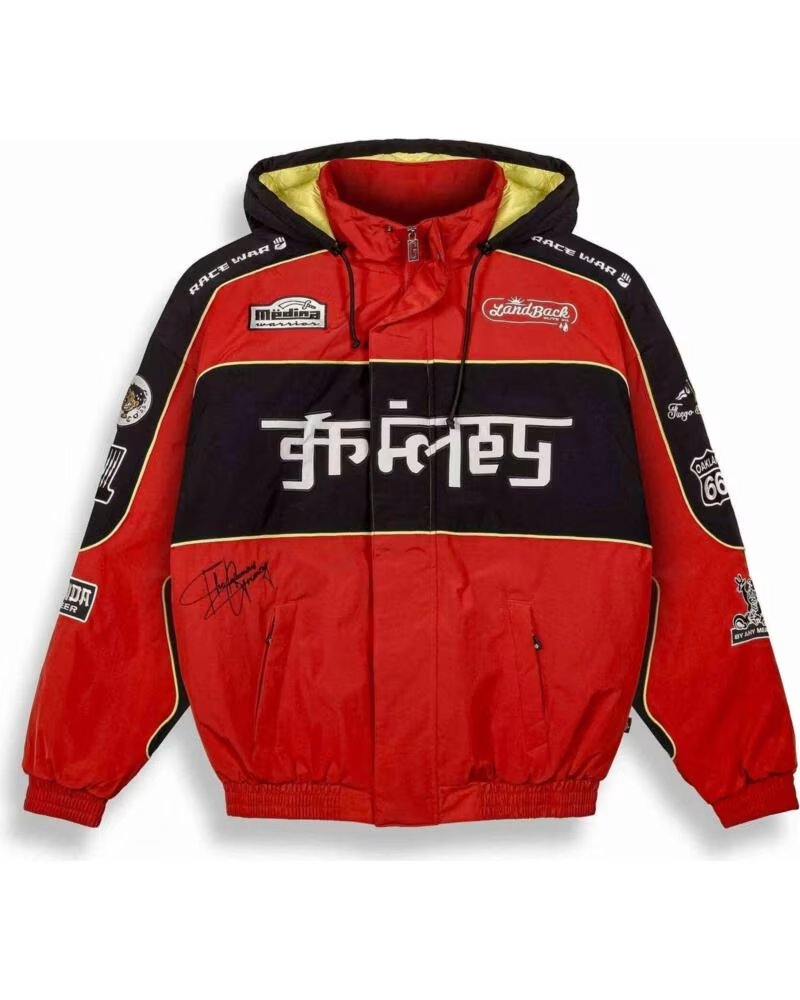 VESTE GRIMEY RACE WAR PULL OVER RACING RED