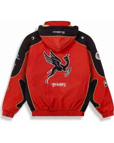 VESTE GRIMEY RACE WAR PULL OVER RACING RED
