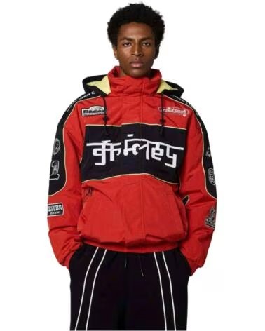 VESTE GRIMEY RACE WAR PULL OVER RACING RED