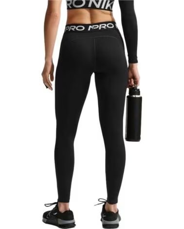 NIKE LEGGINGS PRO MID RISE FULL LENGTH IQ0886-010 MALLAS MU NEGRO