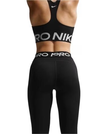 NIKE LEGGINGS PRO MID RISE FULL LENGTH IQ0886-010 MALLAS MU NEGRO