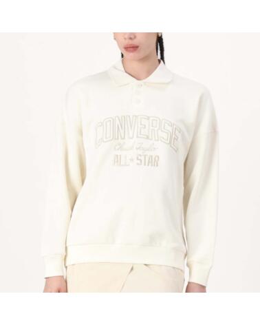 CONVERSE SUDADERA MUJER MODELO 10027073C EGRET