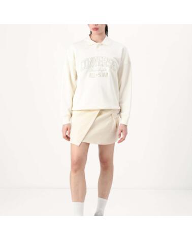 CONVERSE SUDADERA MUJER MODELO 10027073C EGRET